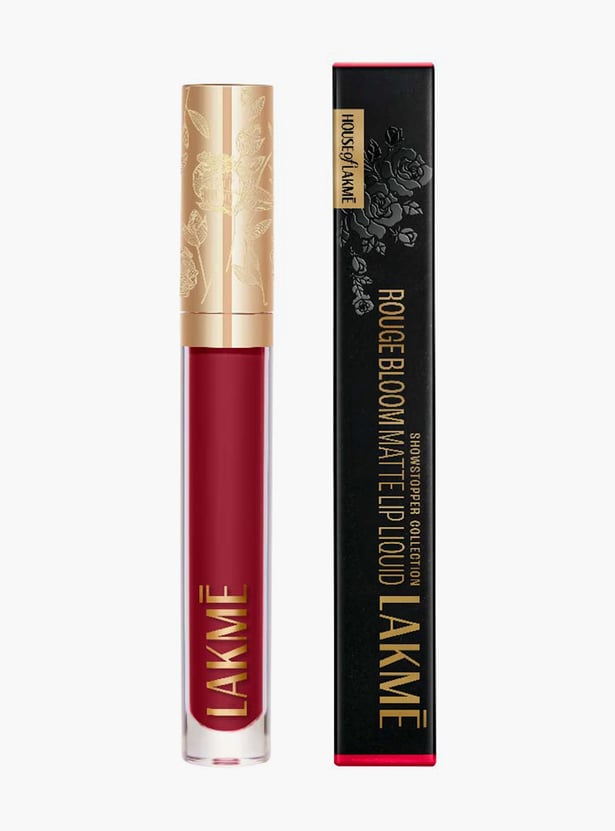 Lakme Rouge Bloom Matte Lip Liquid - Regal Rose 102 - 3.5ml