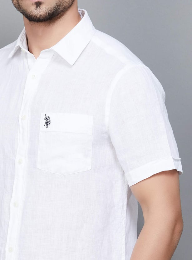 US POLO ASSN Solid Regular Fit Shirt
