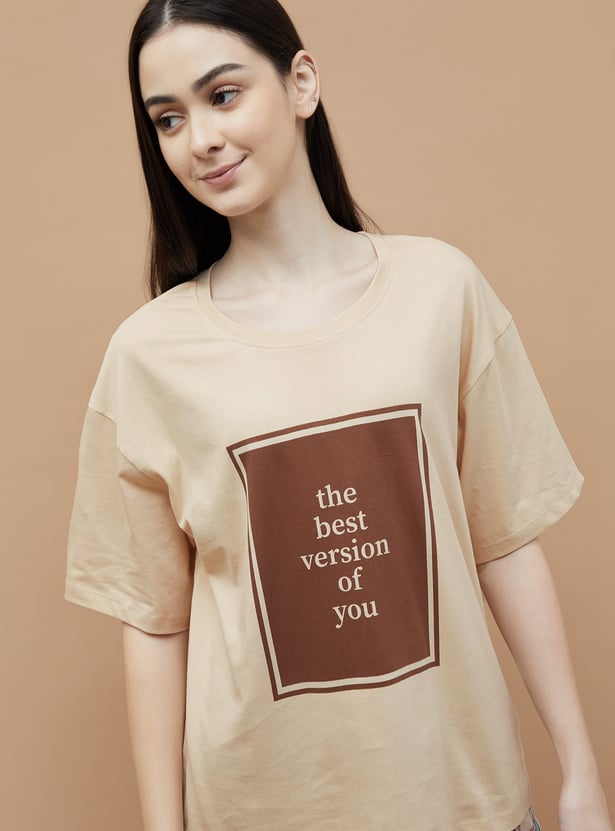 GINGER Graphic Print Lounge T-shirt