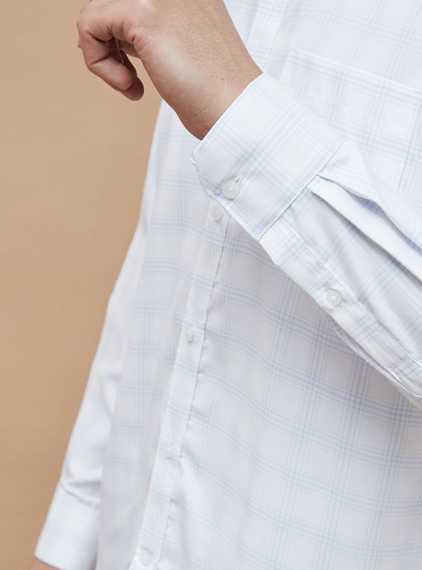CODE Checked Regular Fit Formal Shirt