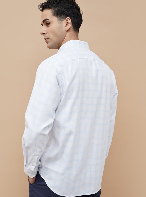 CODE Checked Regular Fit Formal Shirt