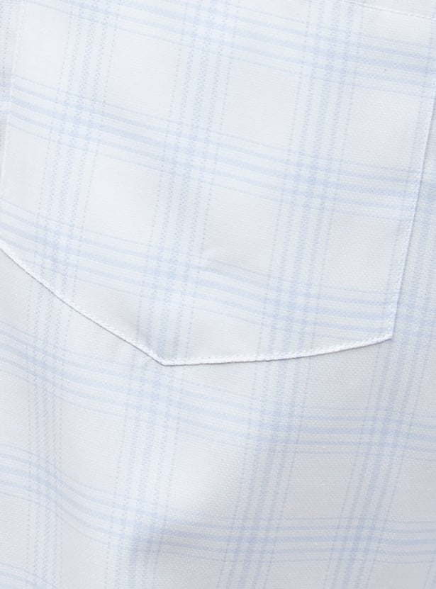 CODE Checked Regular Fit Formal Shirt