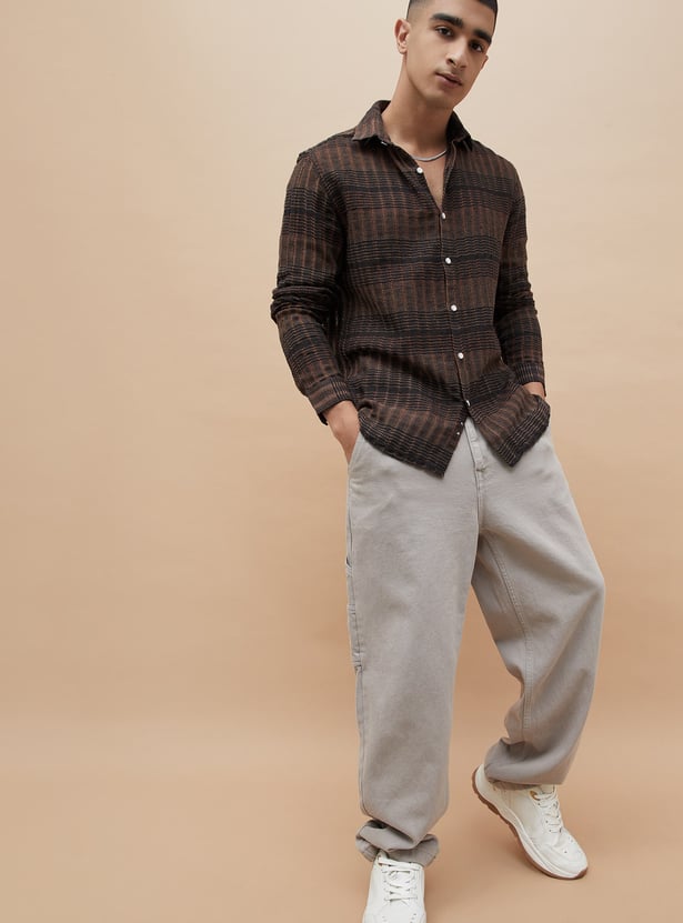 DENIMIZE Checked Regular Fit Shirt