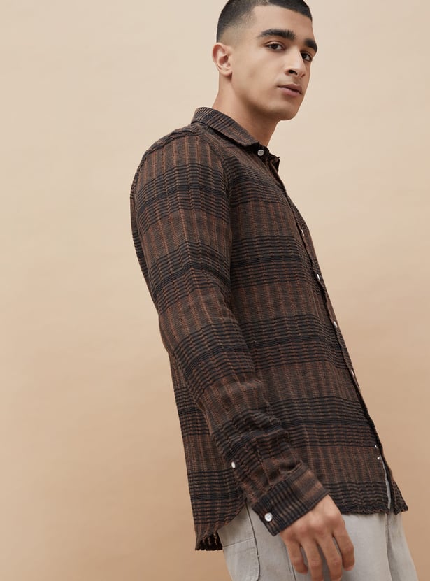 DENIMIZE Checked Regular Fit Shirt