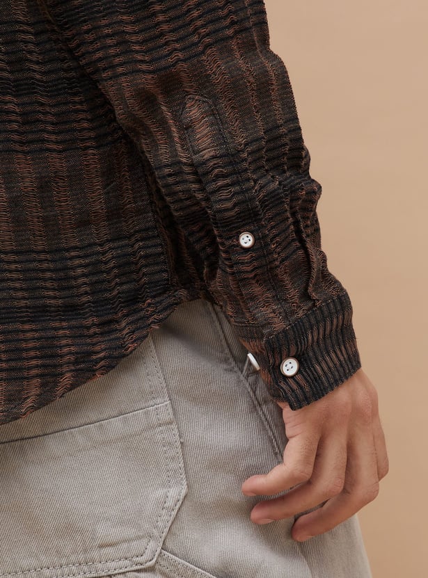 DENIMIZE Checked Regular Fit Shirt