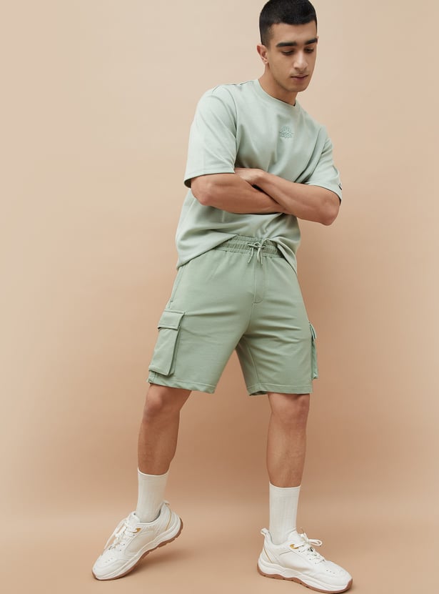 KAPPA Solid Sports Cargo Shorts