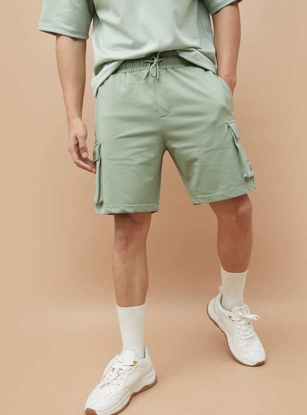 KAPPA Solid Sports Cargo Shorts
