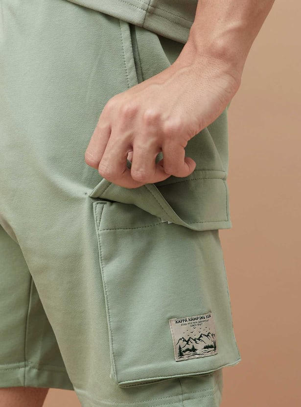 KAPPA Solid Sports Cargo Shorts