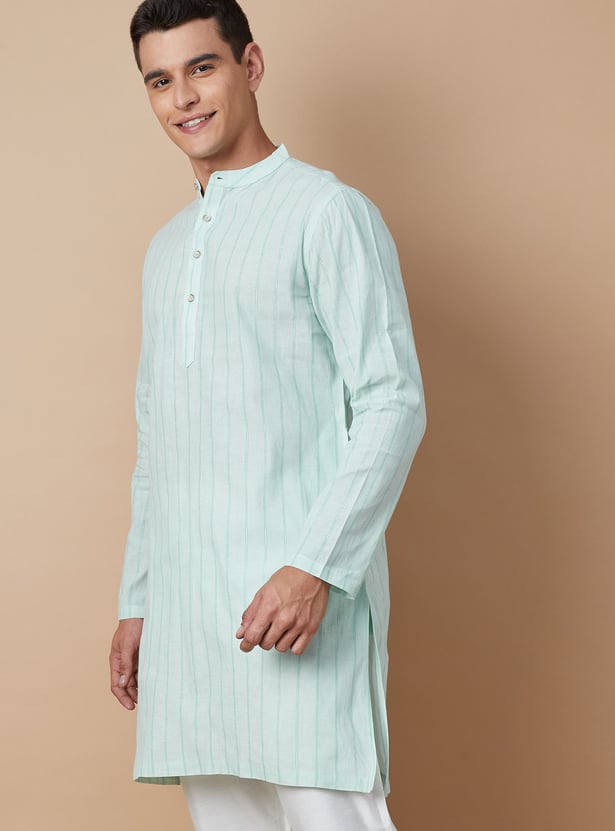 MELANGE Striped Straight Kurta