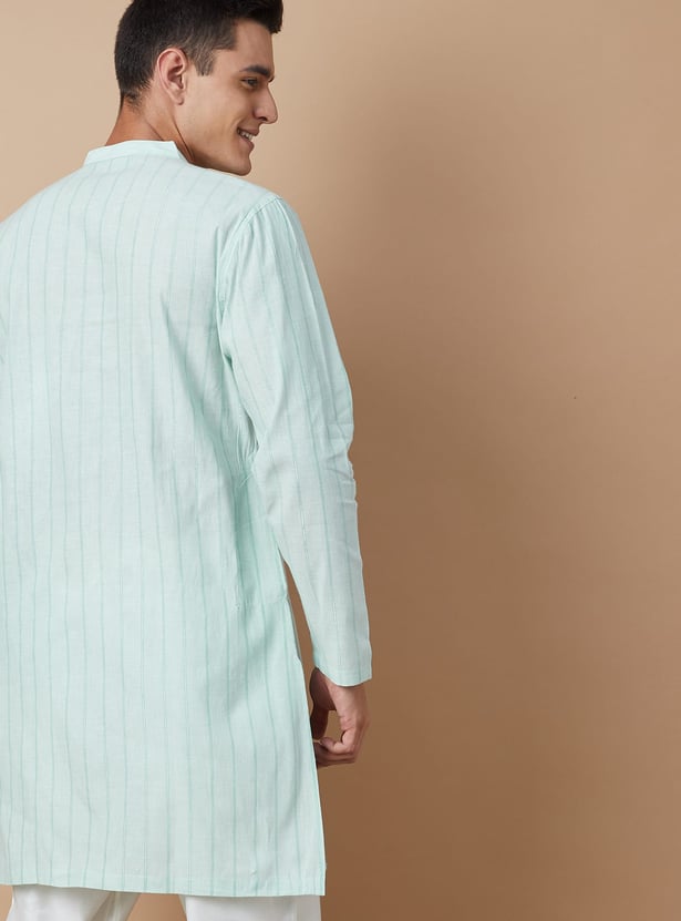 MELANGE Striped Straight Kurta