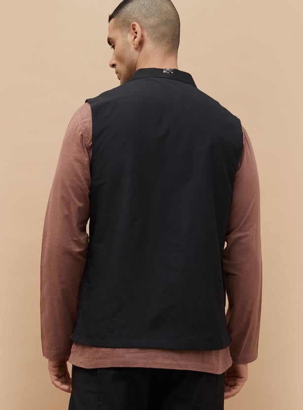 MELANGE Embroidered Nehru Jacket