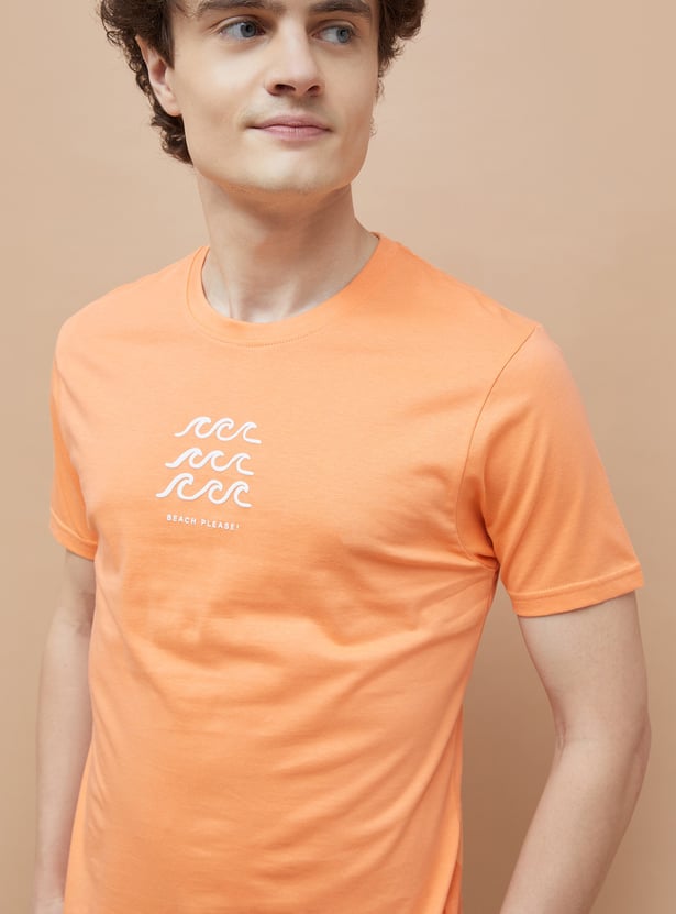 FAME FOREVER Typographic Print T-shirt