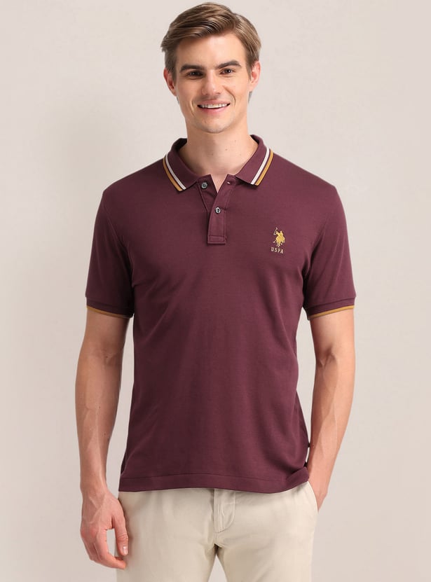 US POLO ASSN Solid Polo T-shirt