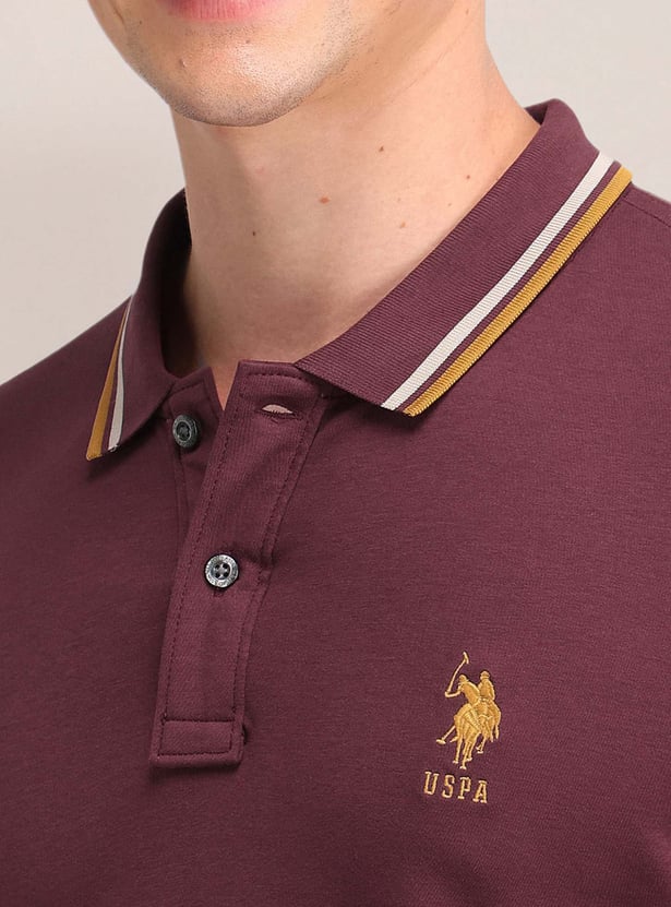 US POLO ASSN Solid Polo T-shirt