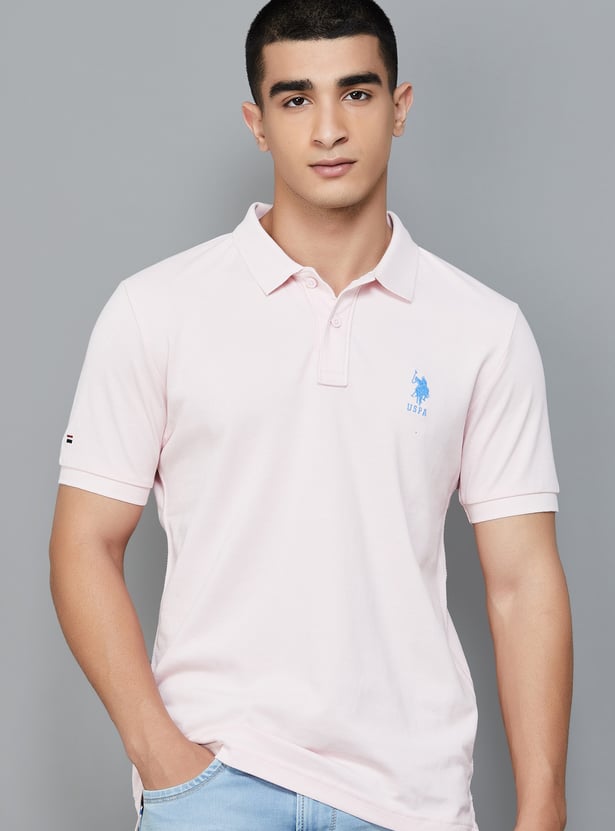 US POLO ASSN Solid Polo T-shirt