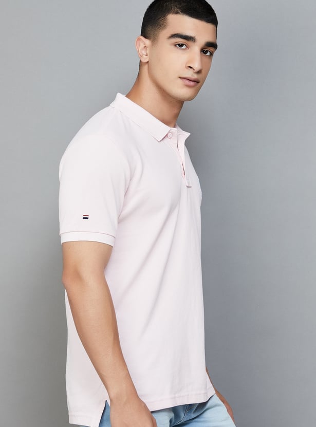 US POLO ASSN Solid Polo T-shirt