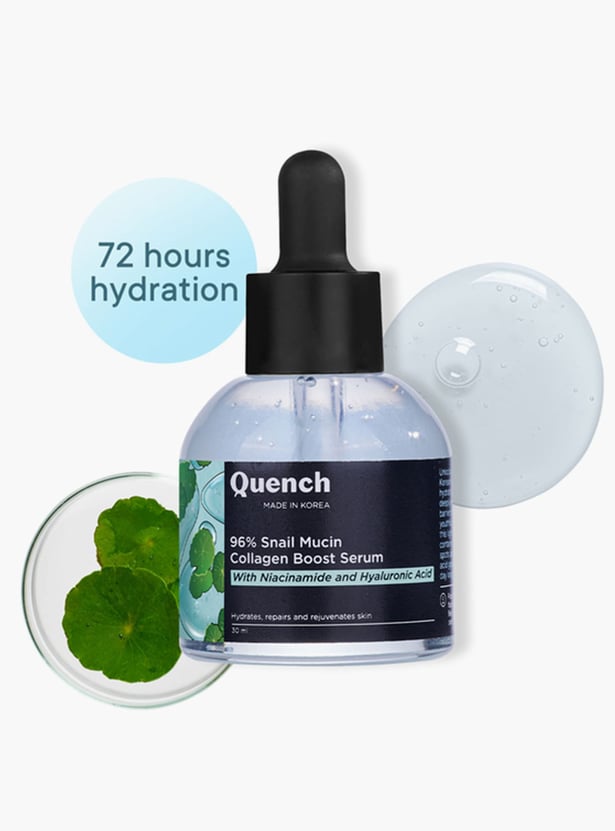 QUENCH 96 Percent Snail Mucin Collagen Boost Serum - 30ml
