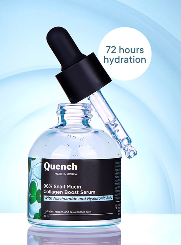QUENCH 96 Percent Snail Mucin Collagen Boost Serum - 30ml
