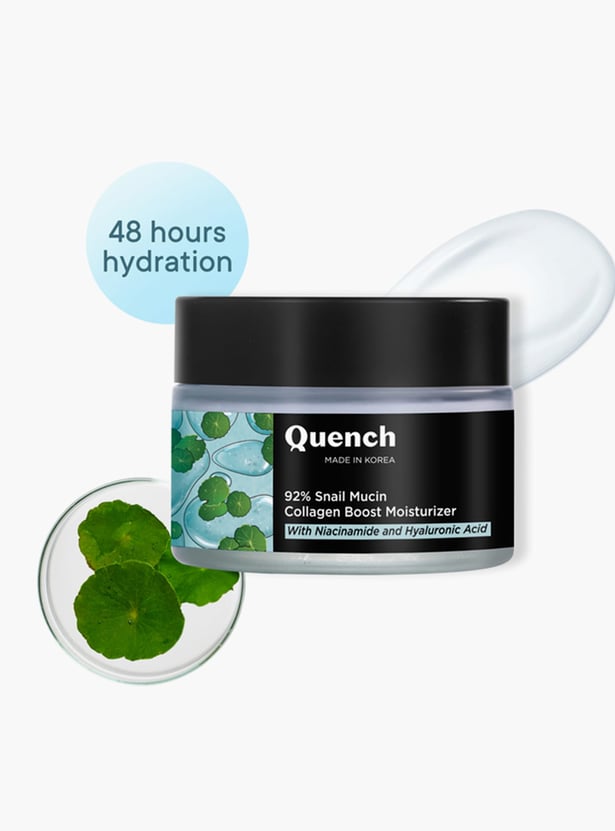 QUENCH 92 Percent Snail Mucin Collagen Boost Moisturizer - 50ml