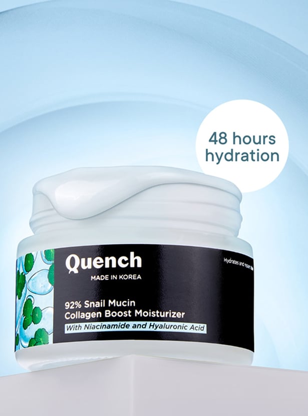 QUENCH 92 Percent Snail Mucin Collagen Boost Moisturizer - 50ml