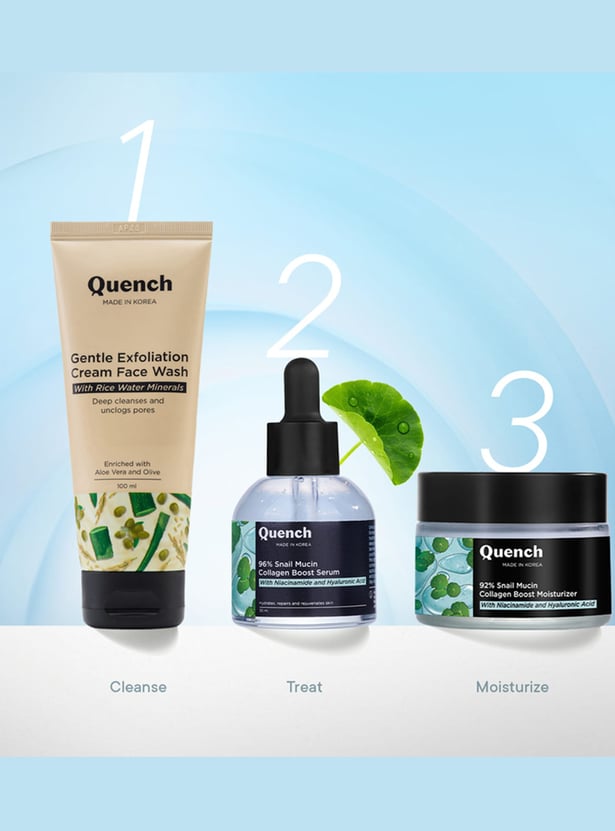 QUENCH 92 Percent Snail Mucin Collagen Boost Moisturizer - 50ml