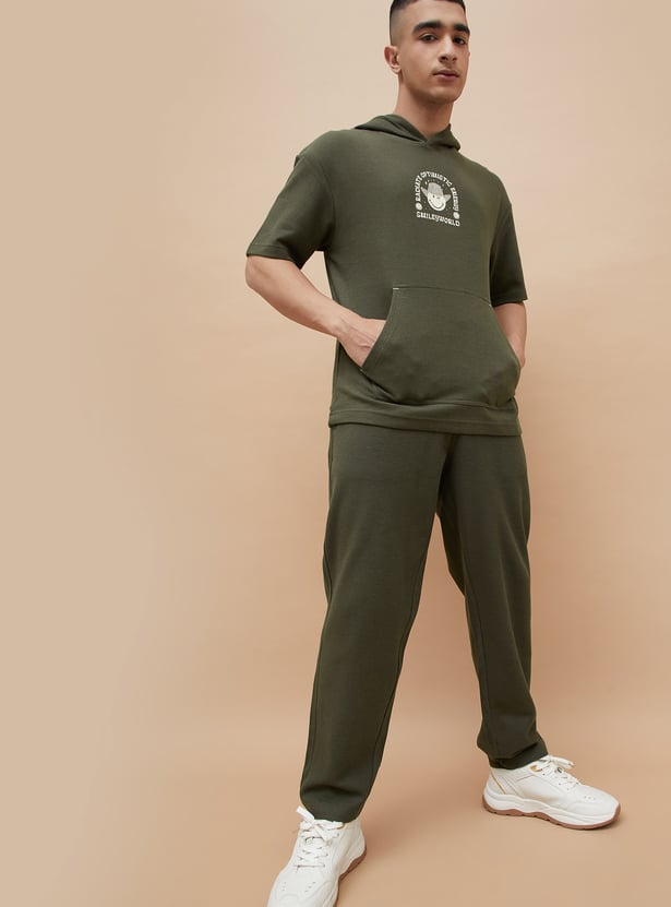 SMILEY WORLD Knitted Track Pants