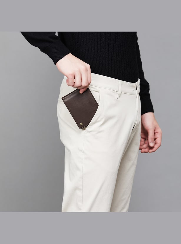 ALLEN SOLLY Solid Bi-Fold Wallet