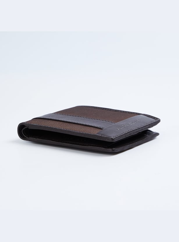 ALLEN SOLLY Colourblocked Bi-Fold Wallet