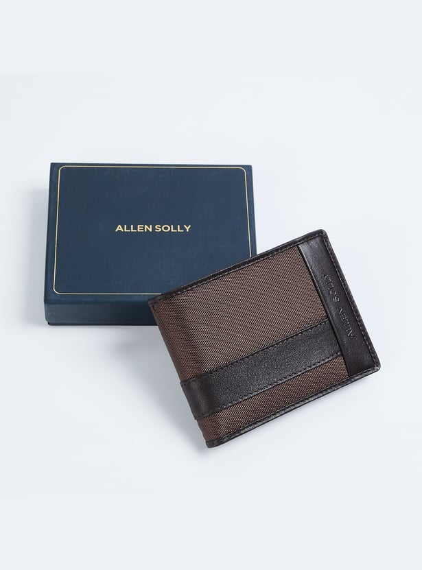 ALLEN SOLLY Colourblocked Bi-Fold Wallet