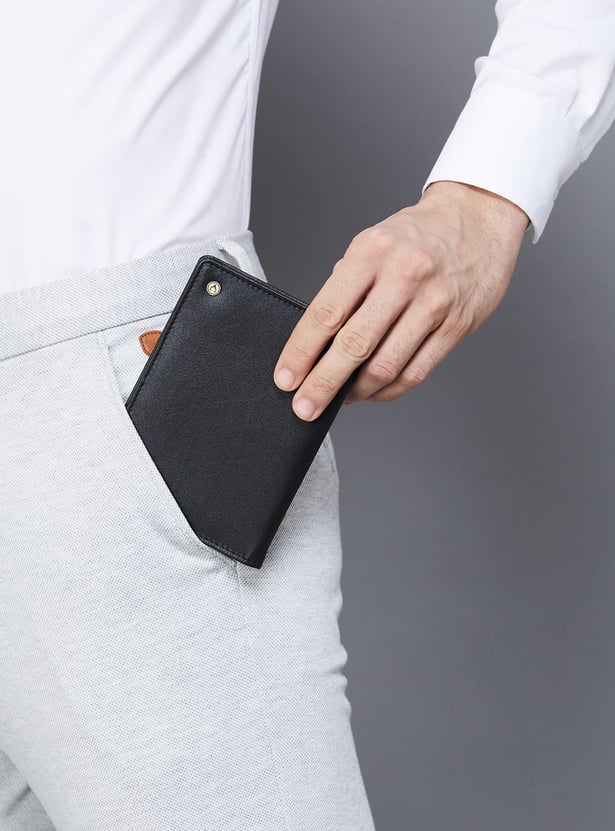 ALLEN SOLLY Solid Bi-Fold Wallet