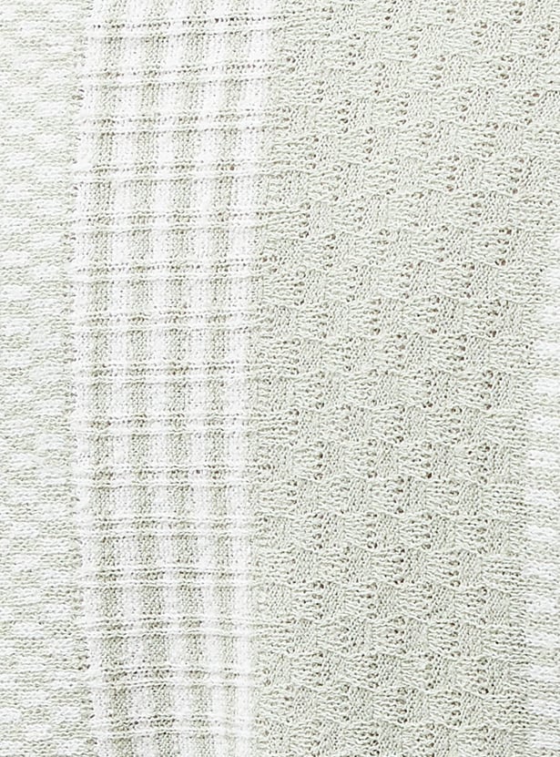 DENIMIZE Knitted Cuban Collar Shirt