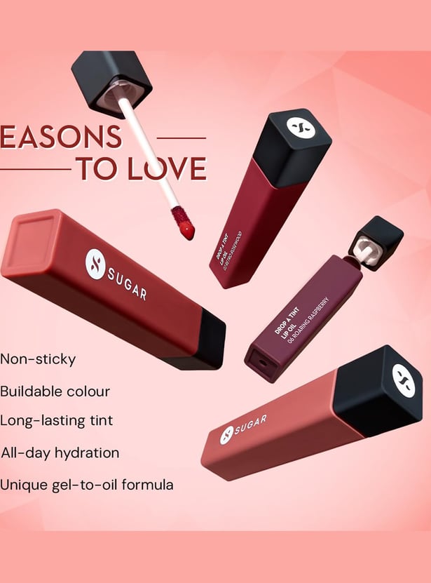 SUGAR Drop A Tint Lip Oil - 01 Timeless Taupe - 4ml