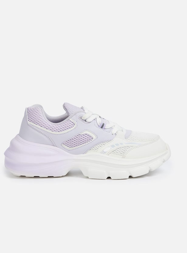 GINGER Colourblocked Low Top Sneakers