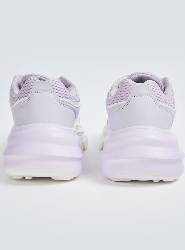 GINGER Colourblocked Low Top Sneakers