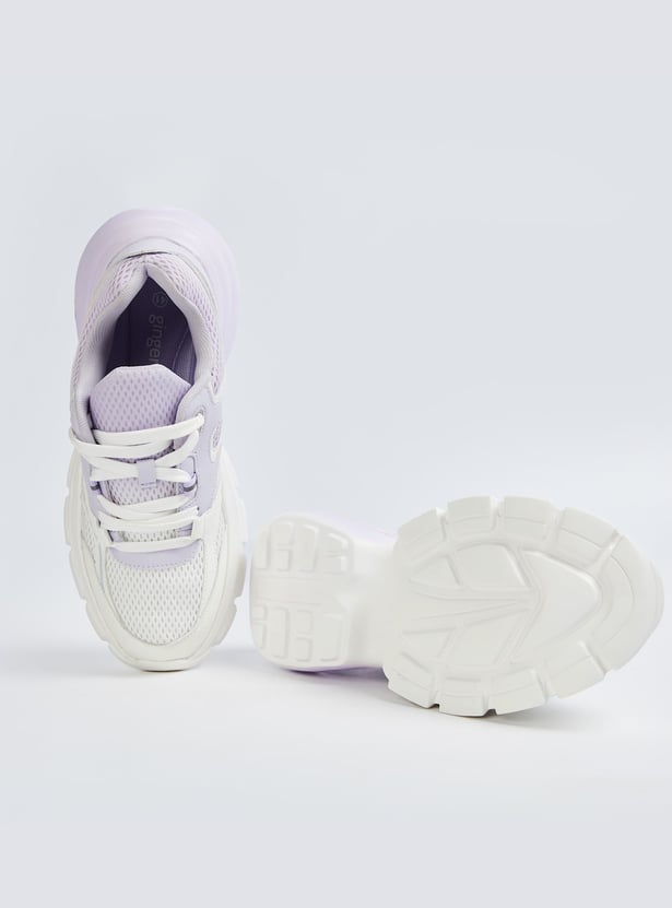 GINGER Colourblocked Low Top Sneakers