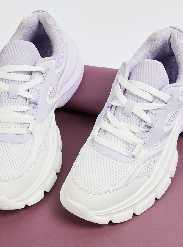 GINGER Colourblocked Low Top Sneakers