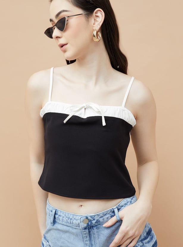 GINGER Solid Crop Top