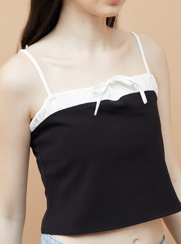 GINGER Solid Crop Top