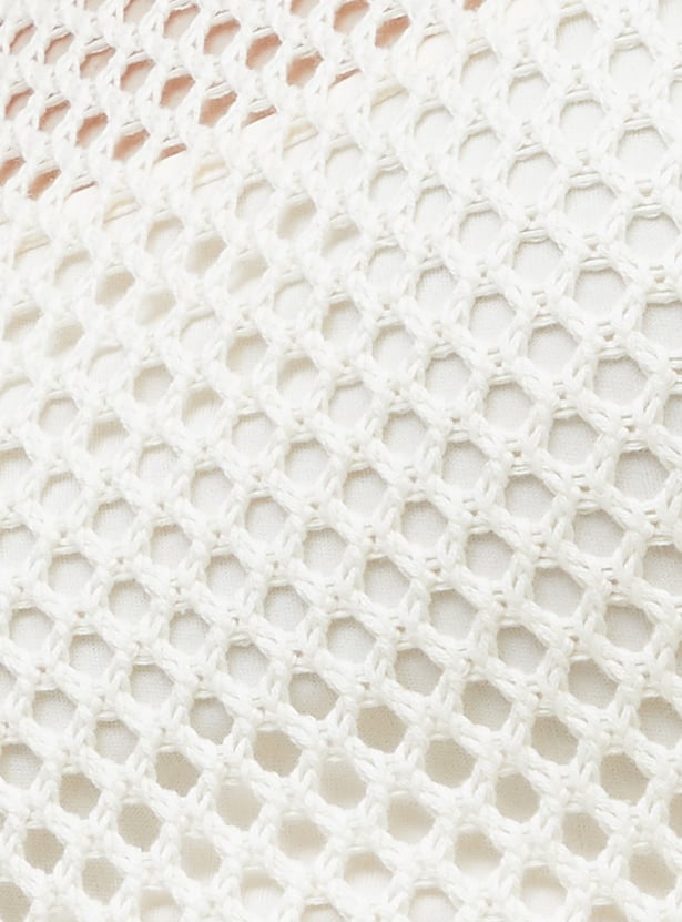 GINGER Crochet Bodycon Dress with Camisole