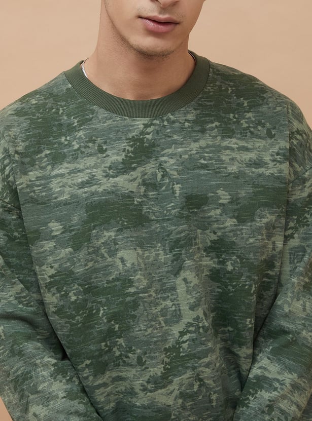 FORCA Printed Oversized Sweatshirt