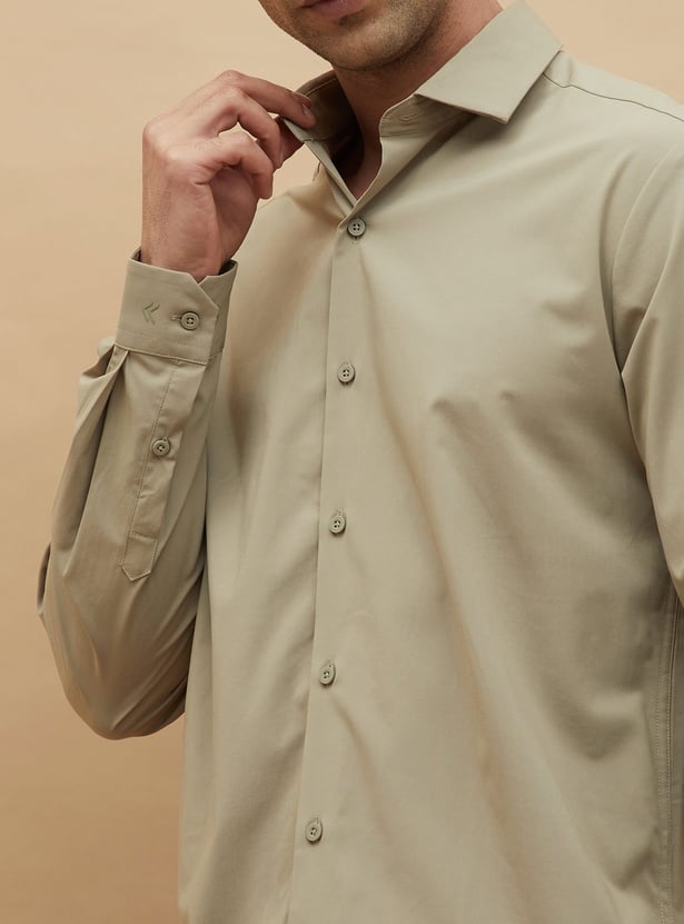 CODE Solid Slim Fit Formal Shirt
