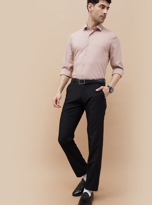 CODE Solid Slim Fit Formal Shirt