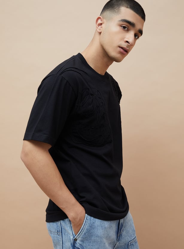 FORCA QRK Applique Detailed T-shirt