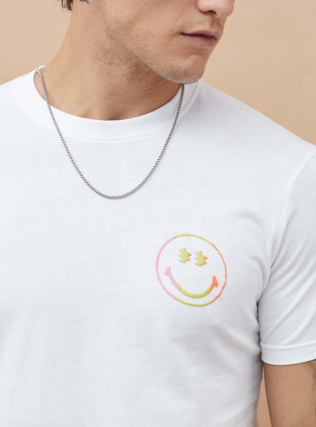Smiley World Graphic Print T-shirt