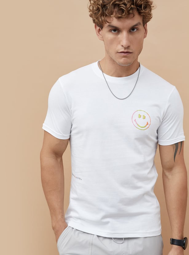 Smiley World Graphic Print T-shirt