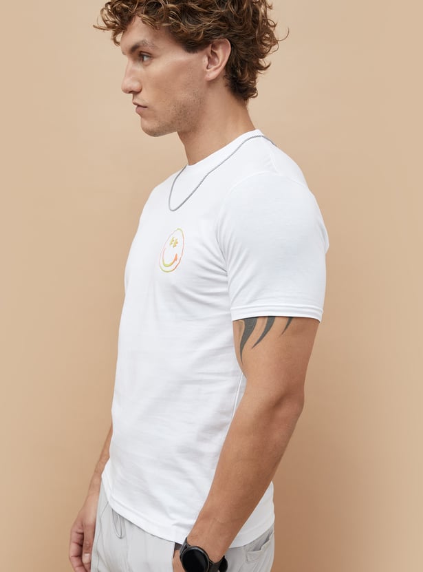 Smiley World Graphic Print T-shirt