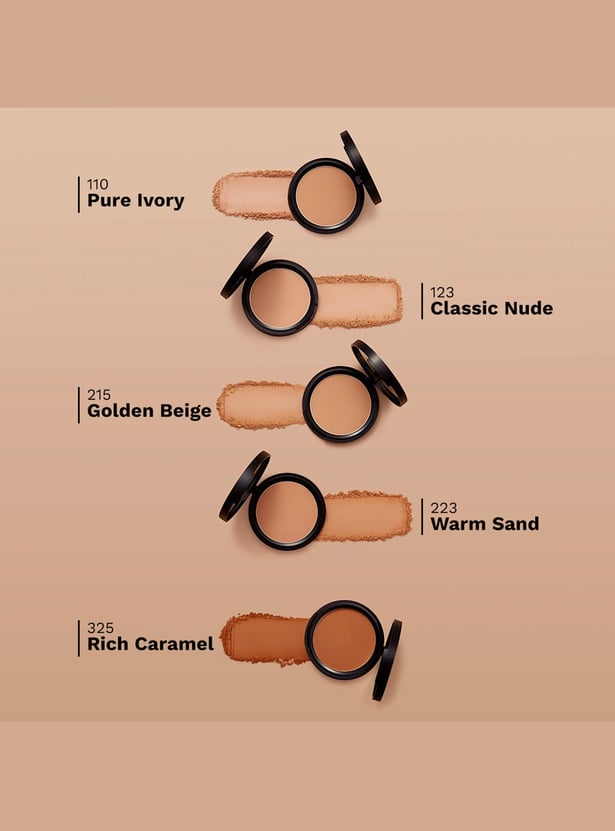 PILGRIM Dream Matte Compact Powder - Golden Beige - 9gm