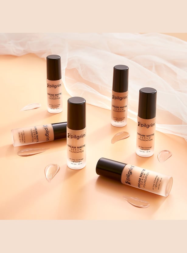PILGRIM Dream Matte Serum Foundation - Rich Caramel - 30ml