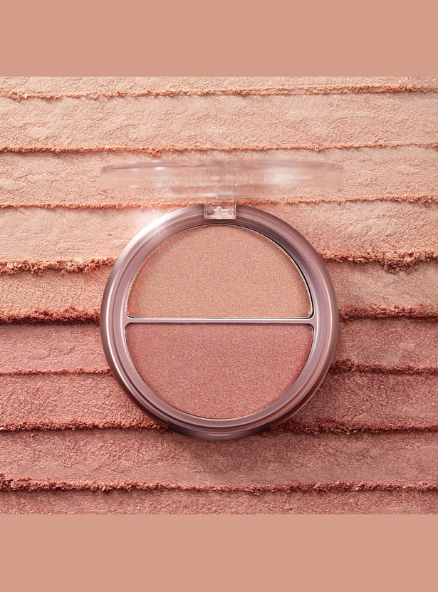 PILGRIM Highlighter Duo The Gold Rhythm Champangne Gold & Rose Gold- 11g