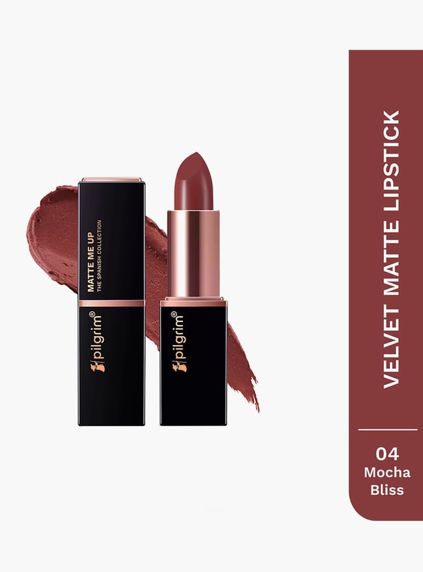 PILGRIM Velvet Matte Lipstick - Mocha Bliss - 4.2g